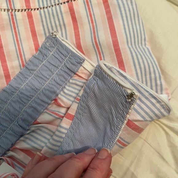 NWT Vineyard Vines Abacos Stripe Bow Shorts |10 in Abacos White Cap - Picture 7 of 9